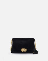 SAC CUIR VELOURS GEORGIA/VEL NOIR - minelli.fr